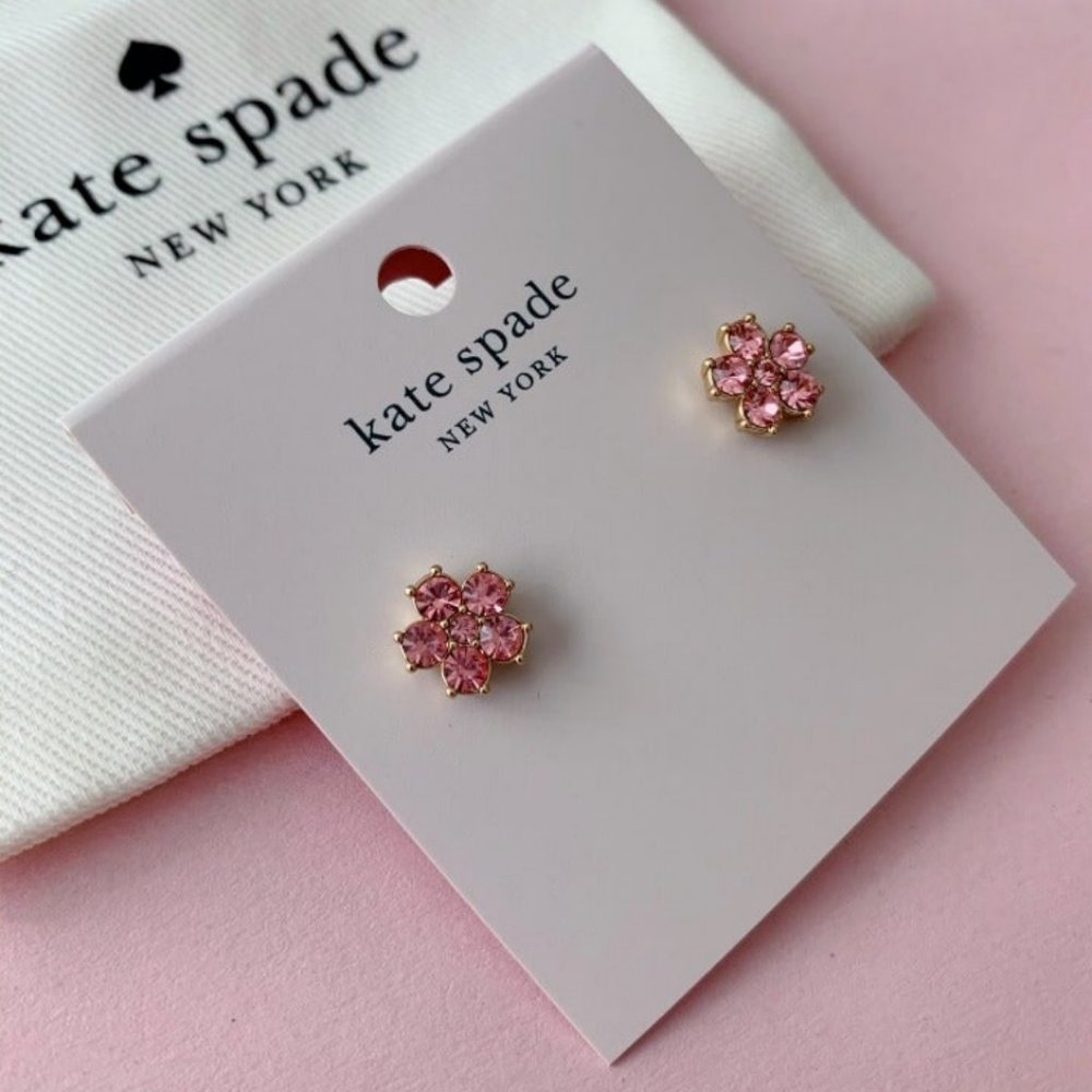 NWT! Kate Spade Light Pink Flower Studs!